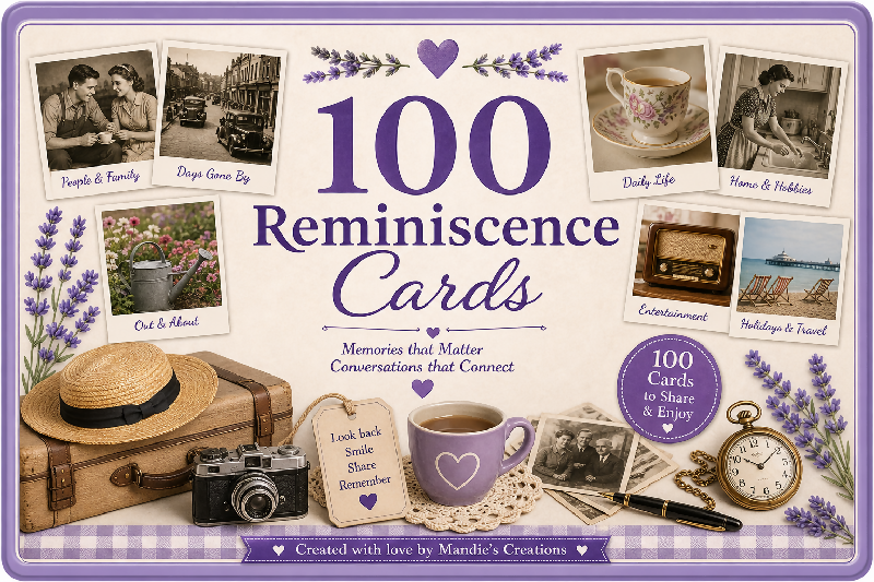 100 A4 reminescence cards