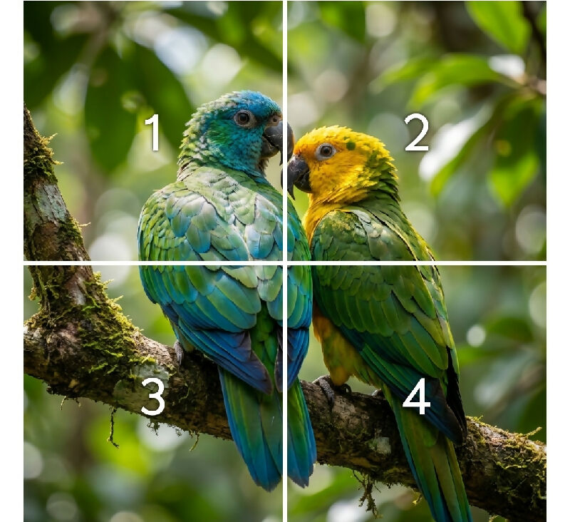 parrot posters/puzzles
