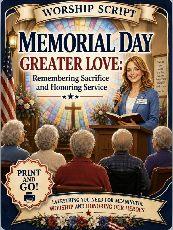 Memorial Day Worship Script-Greater Love: Remembering Sacrifice Honoring Service