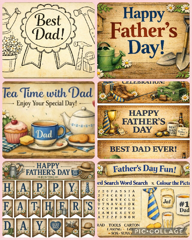 fathers day bundle pdf file