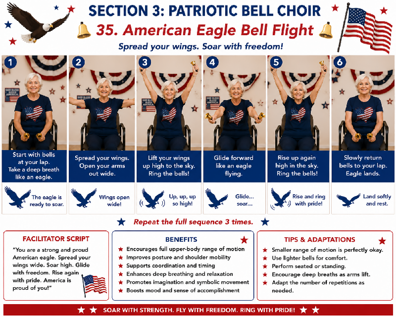 🔔 Let Freedom Ring! Patriotic Bell Choir Movement Program for Seniors