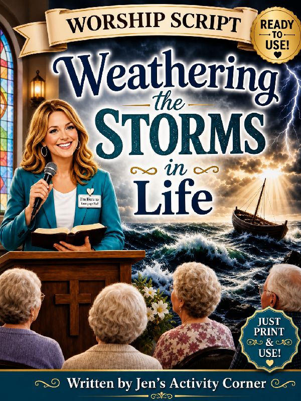 Weathering the Storms in Life-Worship Script for Seniors