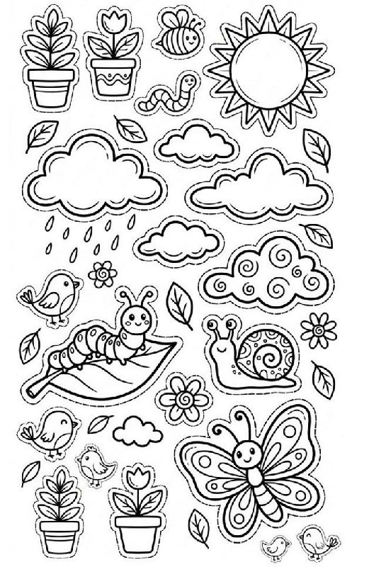 Garden Craft Activity | Color, Cut & Paste Printable for Kids