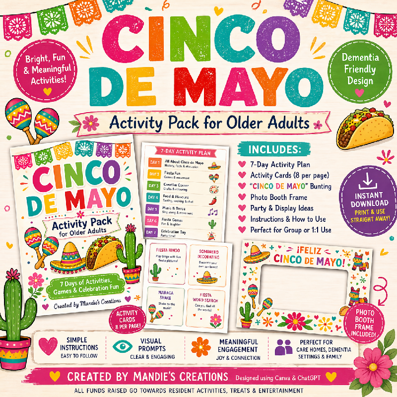 cinco de mayo actiovity booklet for ideas
