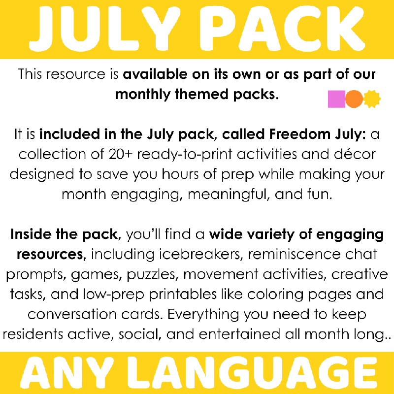 4th of July Puzzles for different abilities - Independence Day Three Puzzles (3 versions each) Fourth of July