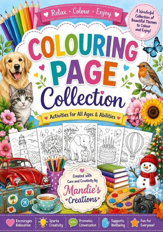 COLOURING PAGES FOR EVENTS