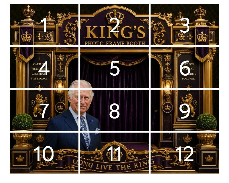 👑 King’s Royal Photo Frame Booth 👑