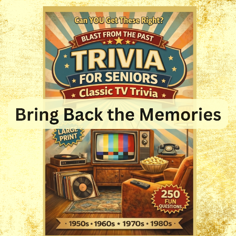 Classic TV Trivia Printable 1950s 1960s 1970s 1980s Trivia for Seniors