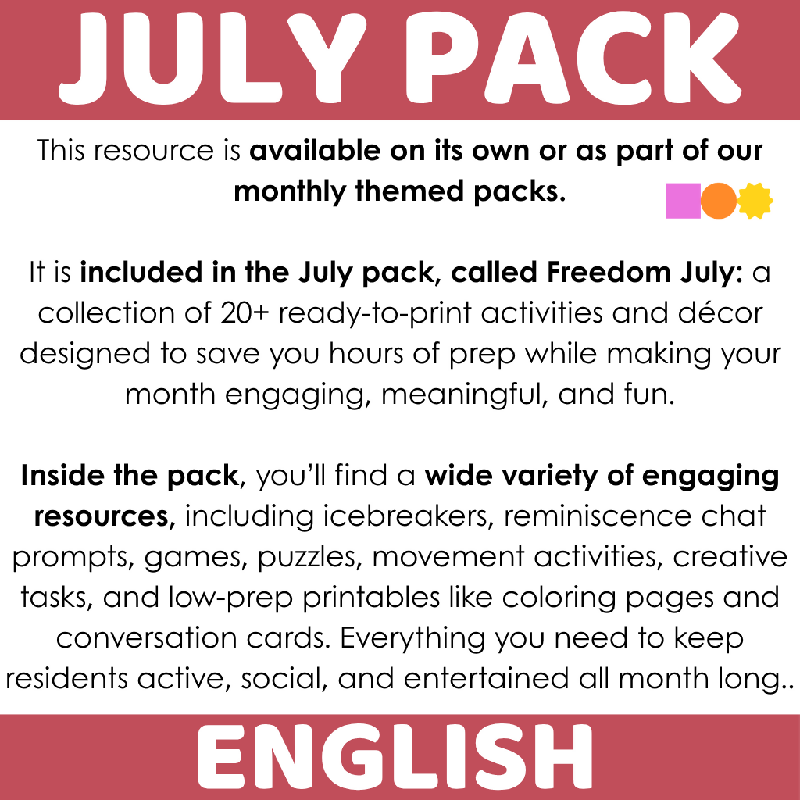4th of July Crosswords (3 levels of difficulty) - Independence Day - Fourth of July