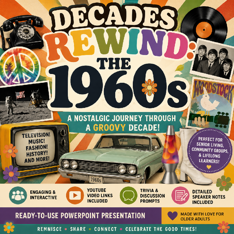 Decades Rewind: All About the 1960s Presentation