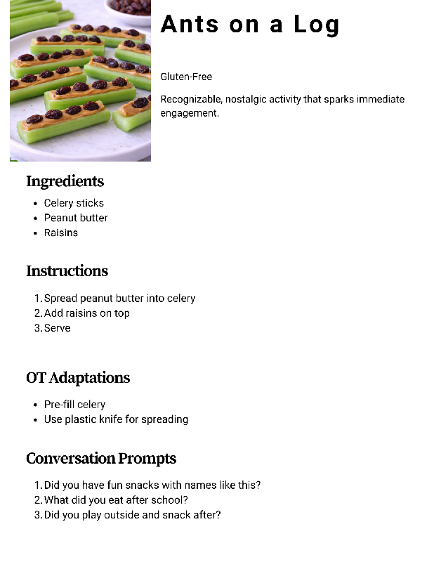 40 No-Bake Food Activities for Seniors | Memory Care Cooking Activities