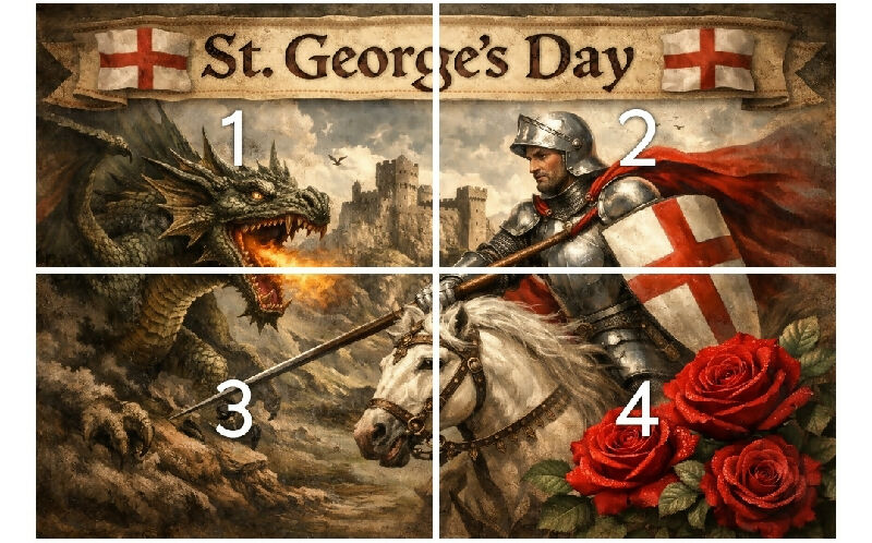st georges day poster