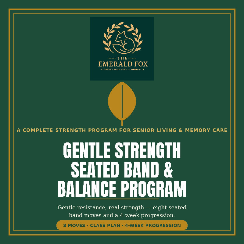 Gentle Stretch & Flex: Seated Stretching Class Program for Seniors & Memory Care