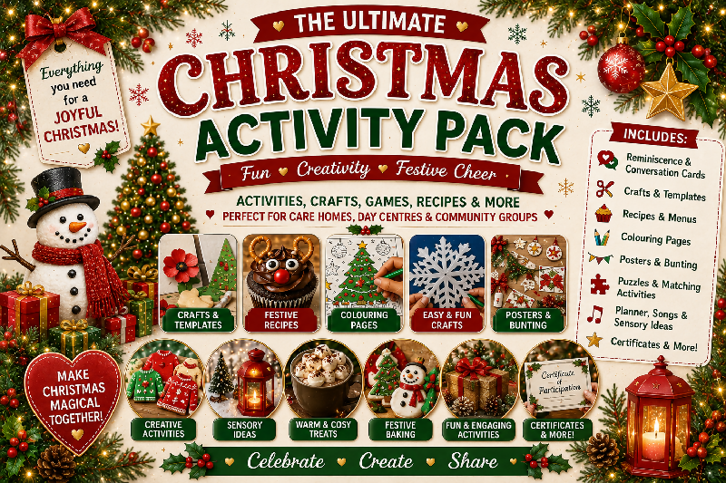 christmas jumper activity pack