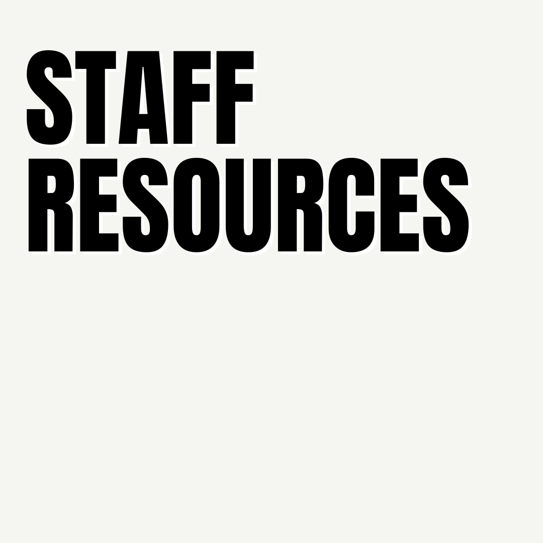 Staff Resources & Documentation for Activity Directors
