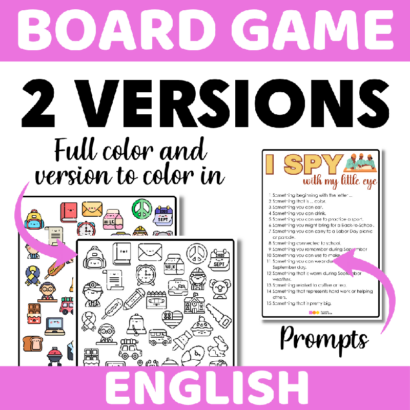 I Spy Printable Game for Seniors & Memory Care | Visual Perception & Cognitive Stimulation Activity | Observation & Brain Fitness Game for Cognitive Engagement