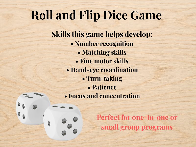 Roll and Flip Dice Game