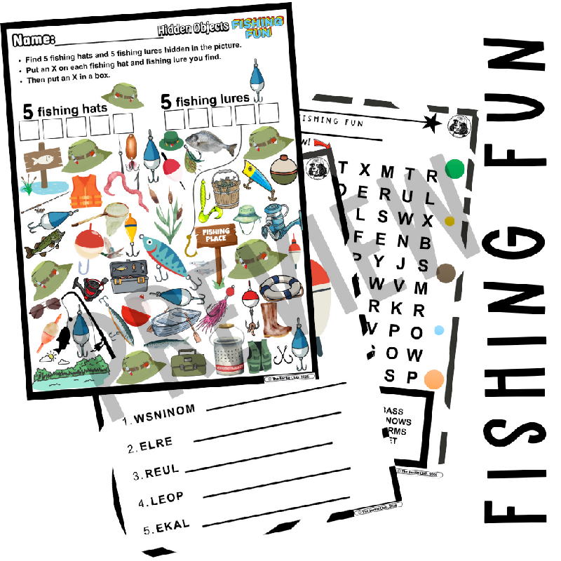 Summer Fun Activity Pack for Seniors | Hidden Objects, Word Searches & Word Scrambles