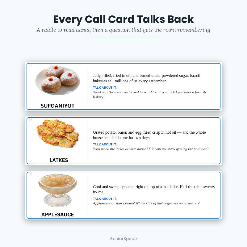 Hanukkah Bingo, 25 Printable Cards, Chanukah Call Cards with Clues, Discussion Cards, Instant Download