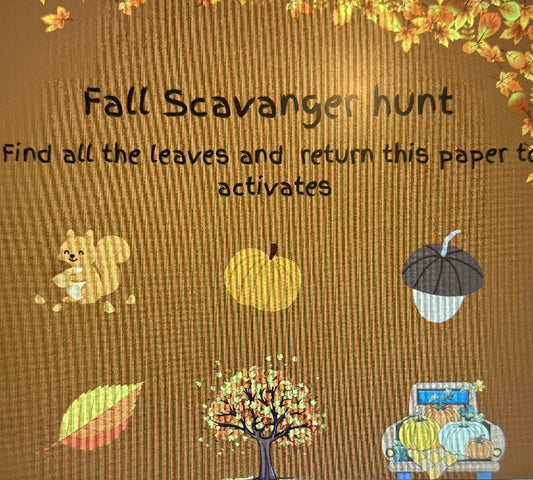 Fall scavenger hunt