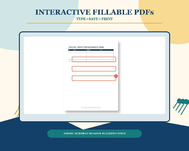 Activity Director Planner Bundle, Fillable PDF & Printable, Senior Living Activity Calendar and Documentation Logs