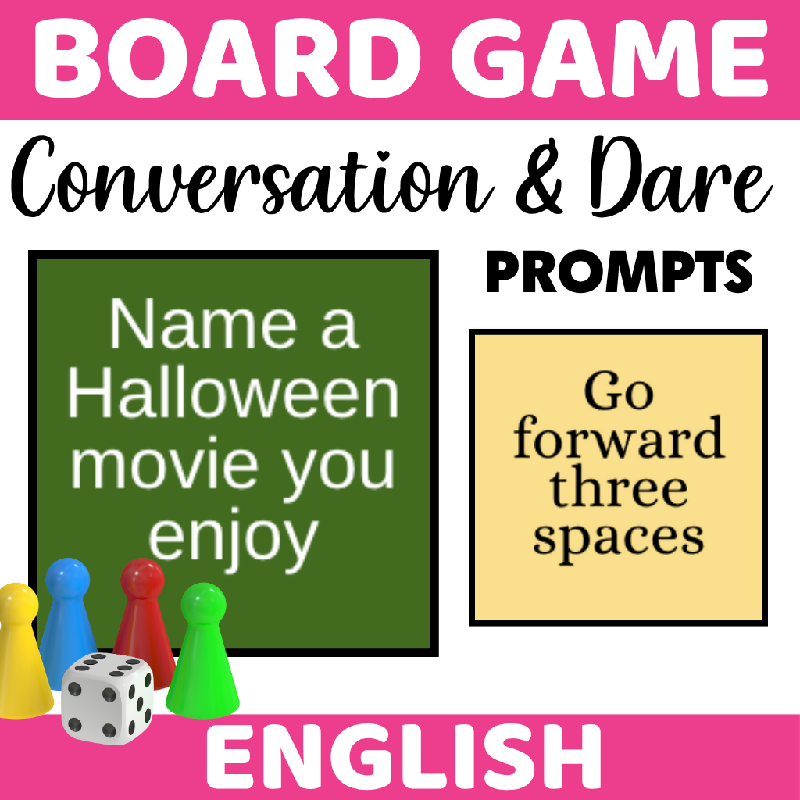 October Themed Conversation Board Game for Seniors | Discussion Questions for Memory Care & Social Engagement Fall-Themed| Icebreaker Activity for Older Adults Autumn-Themed
