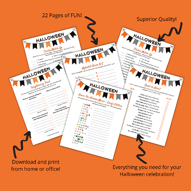 Halloween Activity Bundle for Seniors