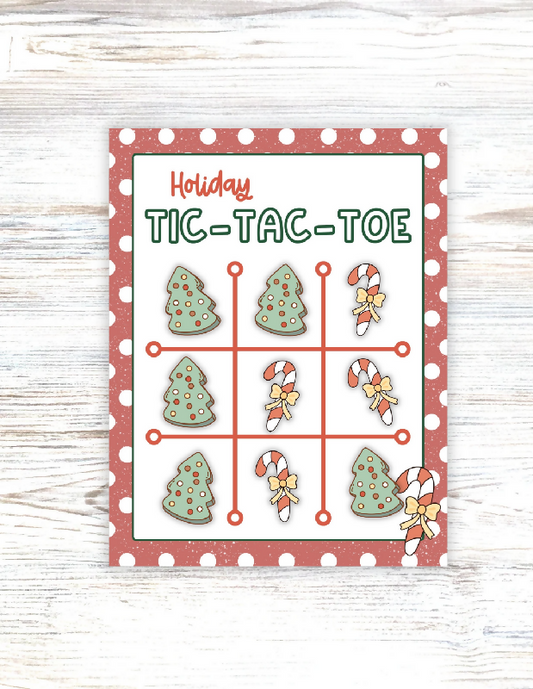 Christmas Tic Tac Toe, Group Activity or 1:1 Game