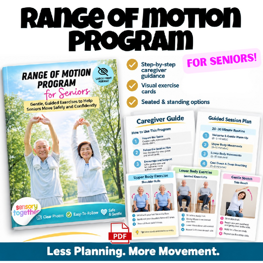 Let’s Get Moving! Done-for-You Senior Exercise Program (Seated & Standing Range of Motion)
