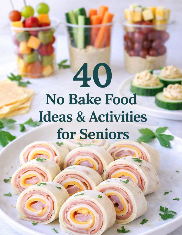 40 No-Bake Food Activities for Seniors | Memory Care Cooking Activities