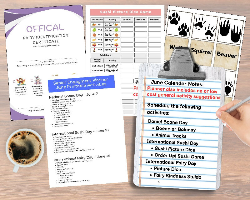 June Activity Plans for Seniors | Done-for-You High-Interest Holidays, National Days & Themed Engagement Activities for Senior Living