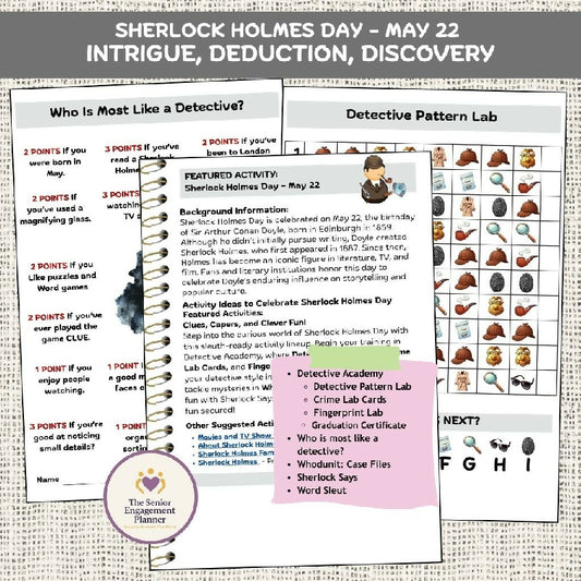 Sherlock Holmes Activity Bundle