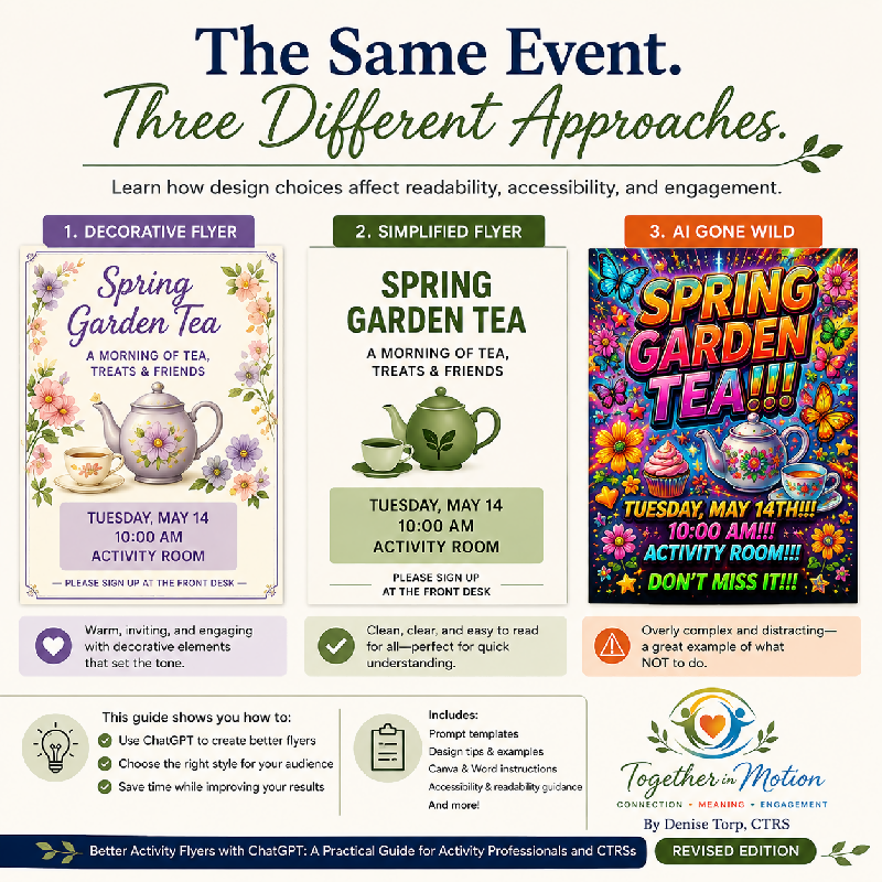 Better Activity Flyers with ChatGPT Revised Version