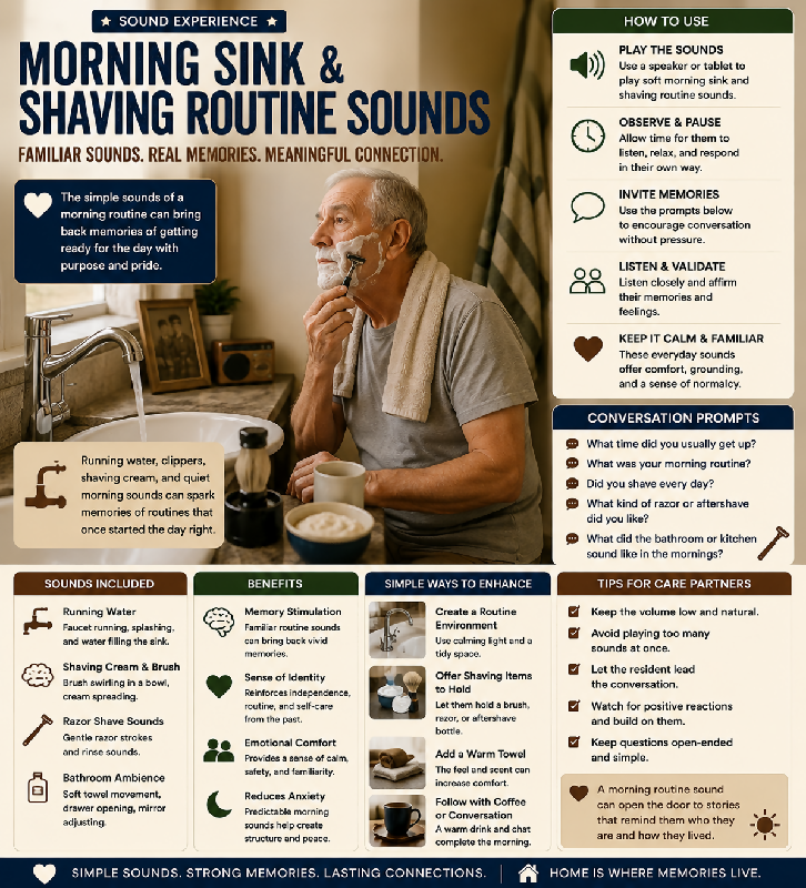 Familiar Masculine Sounds | Auditory Reminiscence Program for Men's Memory Care & Dementia Groups