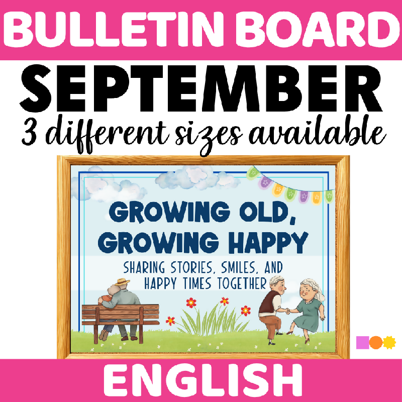September-Themed Bulletin Board Display for Seniors | Printable 3-Size Kit for Senior Living Communities and Activity Directors