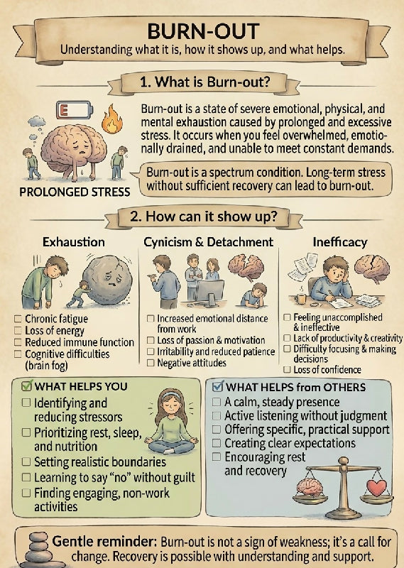 Mental Health Posters Bundle | 15 Psychoeducation Infographics for Counseling, Therapy & SEL