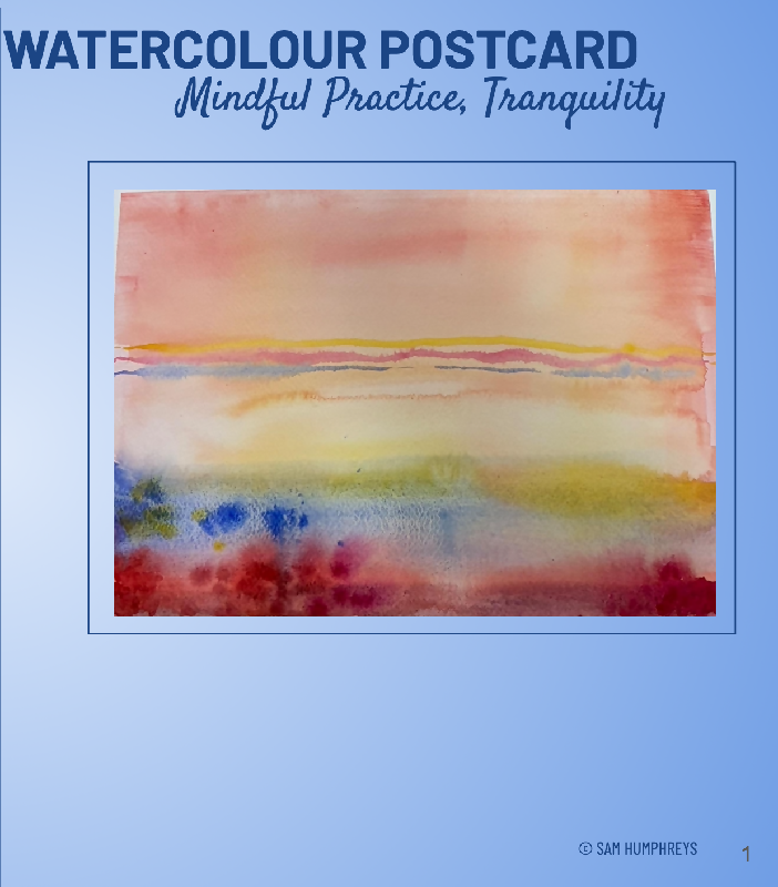 TRANQUILITY POSTCARD 3-Infinity Scapes
