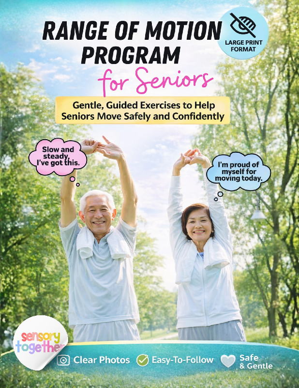 Let’s Get Moving! Done-for-You Senior Exercise Program (Seated & Standing Range of Motion)