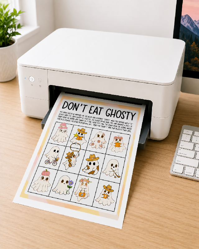 Don't Eat Pete (Ghosty) Game, Simple Halloween Candy Game