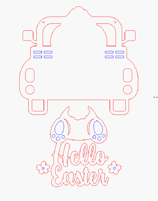 hello easter svg file