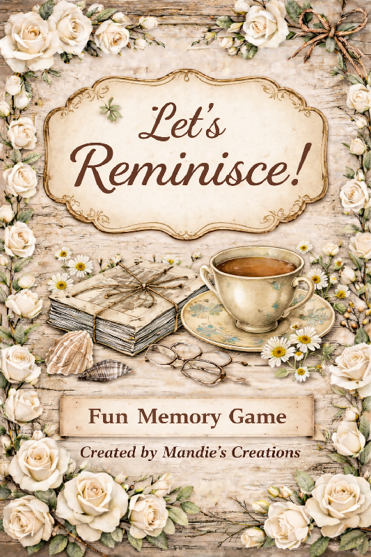 Reminiscence Activity Game for Seniors | “Name 3” Memory Care Prompts