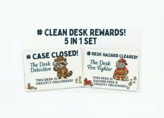 Clean Desk Rewards Bundle | Classroom Management & Desk Fairy Alternative
