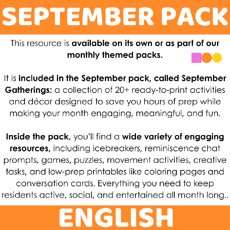 September International Coffee Day Role Play Prompts for Seniors | Printable Conversation and Social Interaction Activity for Elderly Adults and Senior Living