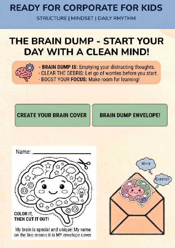 Classroom Management Routines Bundle | SEL Check-In, Goal Setting & Brain Dump