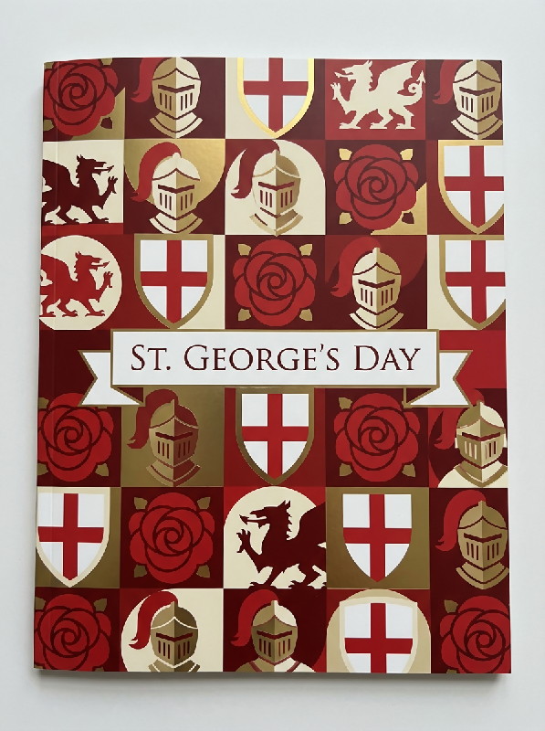 st georges day colouring book
