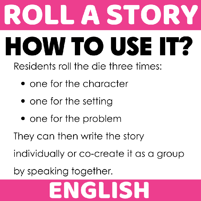 4th of July Roll a Story - Creative Writing or Collaborative Story Telling about the Fourth of July - Independence Day