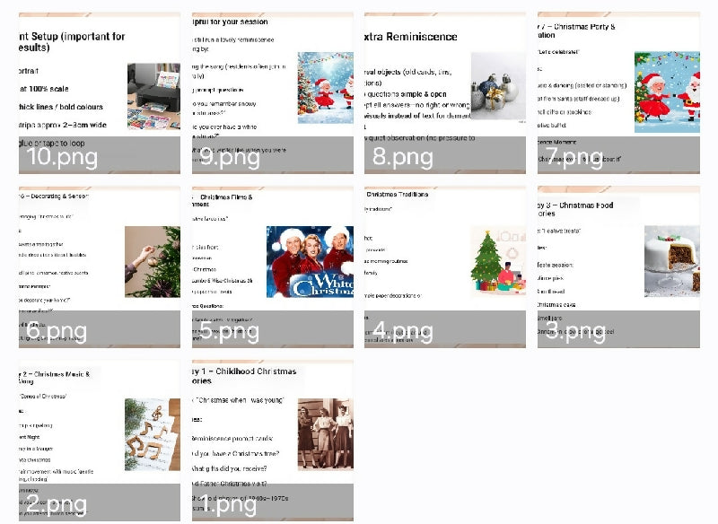 Christmas Activities for Seniors | 7-Day Memory Care Program