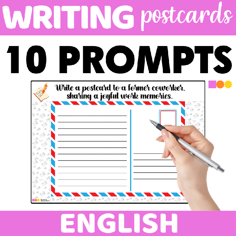 September Postcard Writing Prompts for Seniors | Printable Creative Writing Activity for Elderly Adults and Senior Living - Reminiscence and Writing for Elderly Adults