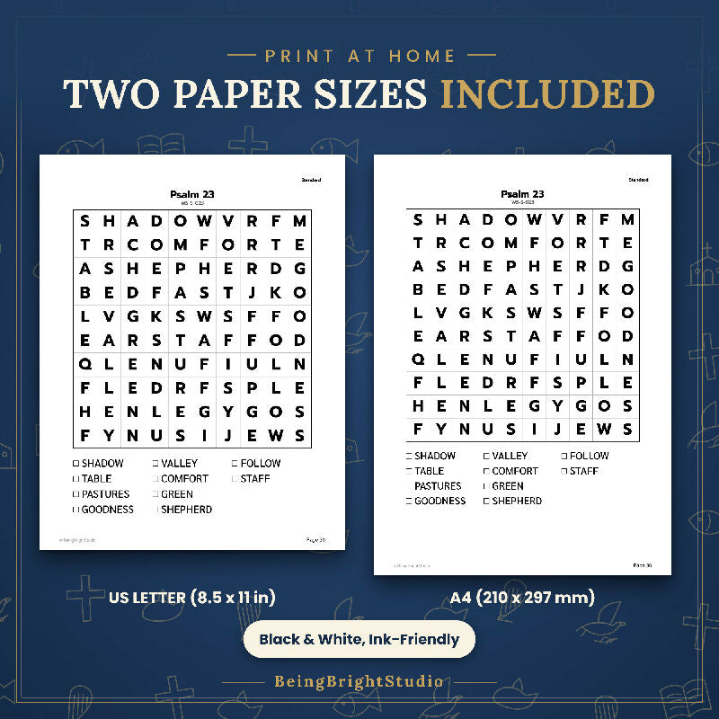 Psalms Word Search for Seniors, 150 Extra Large Print Puzzles for Activity Directors and Church Groups, Bingo and Planner