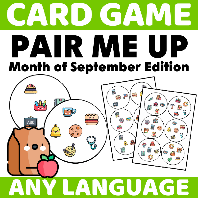 September Pair Me Up | Spot It–Inspired Visual Matching Game for Seniors & Memory Care | Brain Fitness, Cognitive Stimulation & Interactive Visual Scanning Activity